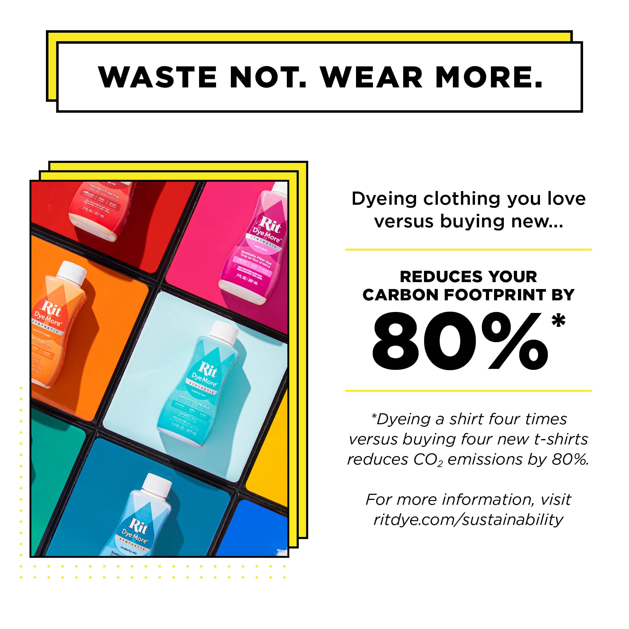 Rit® DyeMore™ Synthetic Fabric Dye